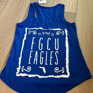 NWT Florida Gulf Coast University Eagles Racerback Tank Top